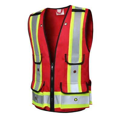 China Multiple Reflective High Visibility Work Vest Safety Construction Jacket Vest Application Scenes Clothing for sale