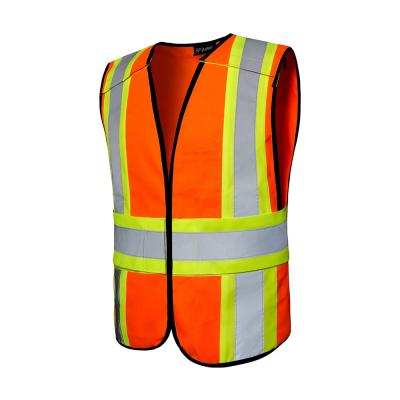 China High Visibility Practicability Custom Pockets Safety Vest Bike Safety Vest With Reflective Markings for sale