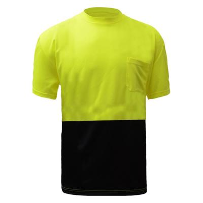 China Reflective Custom Logo Safety Hi Vis Round Neck Safety T-shirt High Visibility Reflective T-Shirt for sale