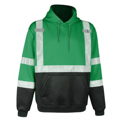 China Wholesale Warm High Quality Sweatshirt High Quality Safety Visibility Safety Reflective Hoodie for sale