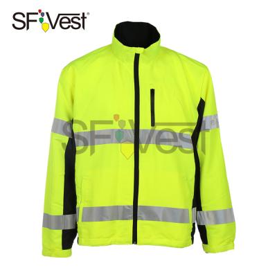 China Reflective Jacket INSTANT High Visibility LED Safety Compliance to ANSI Winter Safety Standard High Quality Jacket for sale