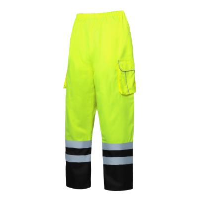 China Reflective Mens Hi Vis Reflective Pants Rider Jogger Working Trousers Safety Cargo Pants Multiple Application Men's Scenes for sale