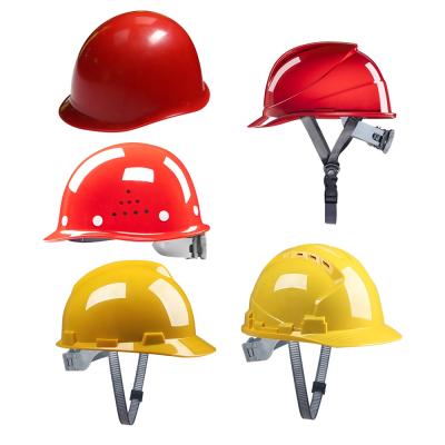 China Ventilation holes construction personal protective equipment labor safety plastic helmet for sale