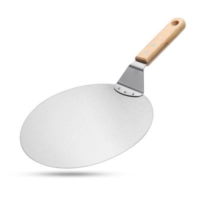 China High Quality Stainless Steel Baking Tools Pizza Peel Pizza Peel Shovel Pizza Paddle with Wood Handle for sale