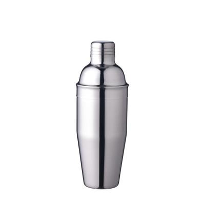 China 750ml Large Bar Cocktail Shaker Stainless Steel Built-In Strainer Bartender Mixer Shaker for sale