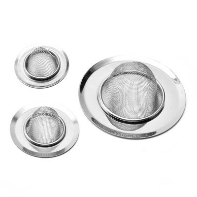 China 3-Pack Kitchen Sink Strainer Stainless Steel Drain Filter Stopper Strainer for Garbage Disposal for sale