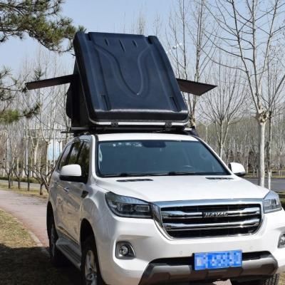 China Extended Type Triangle Shell Roof Tent Manufacturer Outdoor Hard ABS for sale