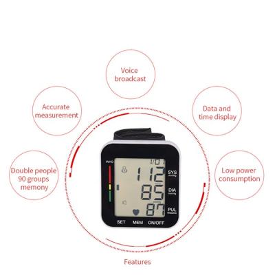 China Intelligent Pressure Check Heart Rate Monitor Automatic Blood Pressure Touch Locks Tool Check Price Blood Pressure Monitor for sale