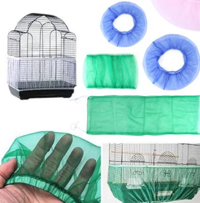 China Birds Amazon Cloth Net Bird Cage Accessories Parrot Thrush Dustproof Starling Scooping Gauze Net for sale