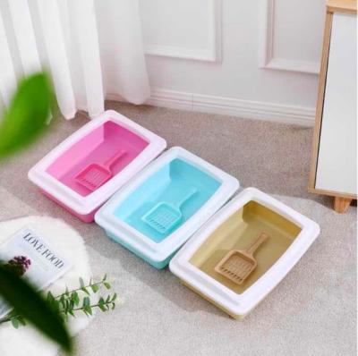 China Viable Plastic Cat Litter Box Scoop Free Color Candy Cat Litter Box Cat Litter Box Cat Litter Box for sale