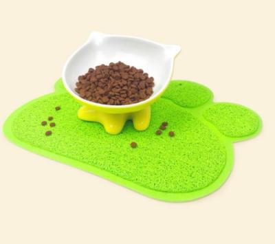 China Sustainable Cat Litter Mat Cat Foot Mat Anti-Slip Design Paw Mat Pet Supplies for sale