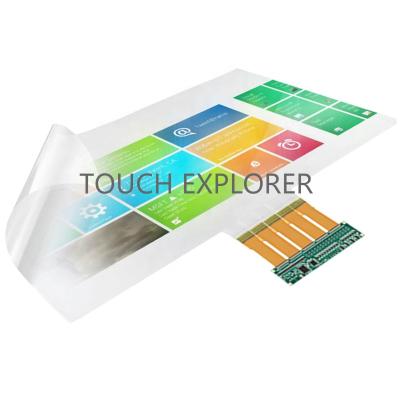 China Industrial Multi Touch Application Transparent Foil Film Interactive Touch Foil For Glass for sale