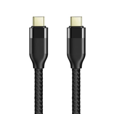 China PD60 W Charging + 5Gbps Data Transfer Thunderbolt 4 Cable 8K 60HZ Support 100W 5A Metal Housing Braided USB C To Type C PD Fast Charging Cable for sale