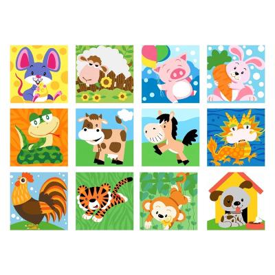 China Diy Modern Cartoon Oil Painting , Paint By Number Kits For Kids 8