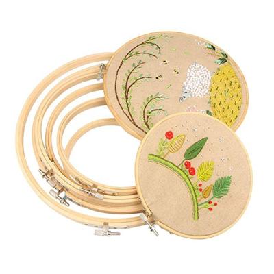 China China Wholesale Custom Oval Wooden Bamboo Embroidery Frame Embroidery Hoop for sale