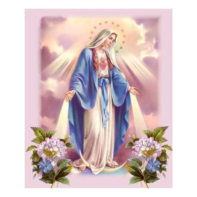 China 5D Diy Diamond Painting Icons Virgin Mary Modern Religious Wall Art Decor Dropshipping Square Round 3D 30*40CM Diamond Painting Kits for sale