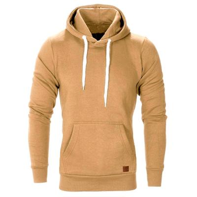 China Wholesale Custom Anti-shrink Terry Design High Quality Cotton Men's Simple Pullover Hoodies 100% High Quality Long Sleeve for sale