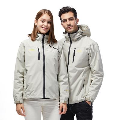 China 2021 QUICK DRY male and female outdoor matching female wear jacket winter fall long Rea Double Faced Wool Coat fur jacket for sale