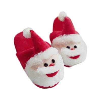 China Fashion Trend Red Christmas Slippers Santa Claus Slippers Women Indoor Shoes Custom Made for sale