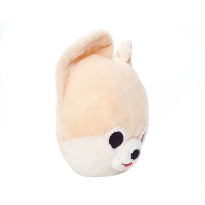 China Eco-friendly Material Cute Dog Shape Car Seat Head Neck Rest Cushion Pillow Protector Headrest Pillow for sale