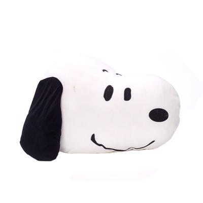 China Eco-friendly Material Fashion 3D Printing Shaped Animal Face Bolster Animal Pillow Warm Back Cushion for sale