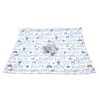 China Eco-Friendly Material Custom Soft Towel Baby Towel Deer Infant Toy/Baby Comforter Sleeping To Soothe Towel With Plush Stuffed Toy for sale