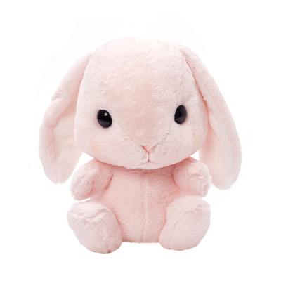 China Eco - Friendly Material Pink Rabbit With Long Ears Soft Plush Toys Rabbit Promotional Gifts for sale