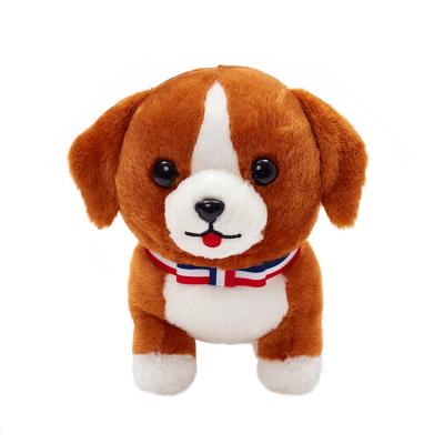 China Puppy Plush Toys Eco-friendly Material Cute Brown Dog Stuffed Dog Plush Toys for sale