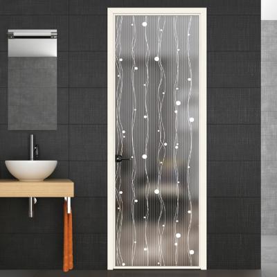 China waterproof & Healthy Insulation& energy saving aluminum narrow frosted slim glass casement door frame casement doors for sale