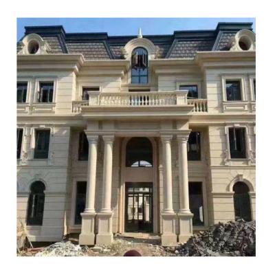 China Modern Natural Marble Granite Stones Home Tiles Exterior Wall Decoration Slate Stepping Stone Rust Yellow Stone Rough Surface for sale