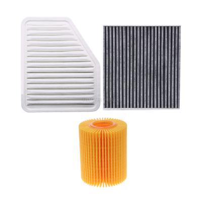 China Factory direct sales 17801-50060 17801-0P020 applies to Toyota Crown Lexus GS air filter standard size for sale