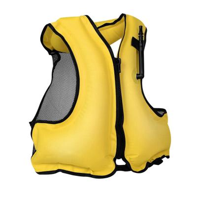 China 2021 New Adult Waterproof Men's and Women's Outdoor Inflatable Buoyancy Swimming Vest for sale