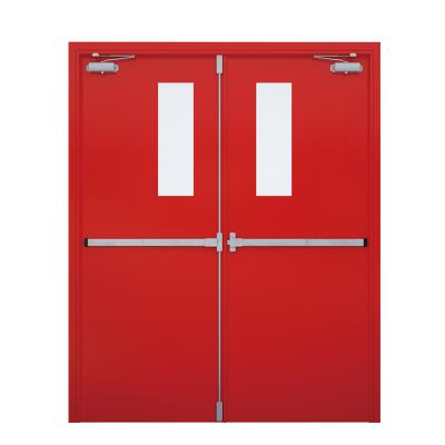 China Newest Modern Design Good Quality Steel Fire Listed Fire Rated Steel Door for sale