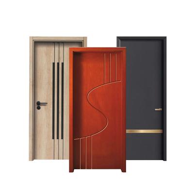 China Modern Fire Proof Doors Cheap Wood Door Design Best Apartment Wood Door for sale