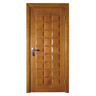 China Customized Modern Wood Armor Luxury Solid Wood Double Entry Door for sale