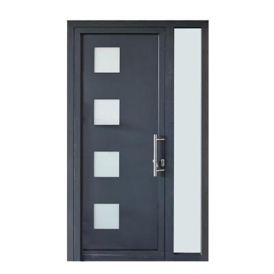 China Modern Steel Exterior Doors For House Metal Pivot Door Purchase Metal Door Entry for sale