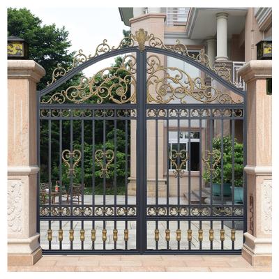 China Modern professional villa entrance metal iron gate simple design for sale