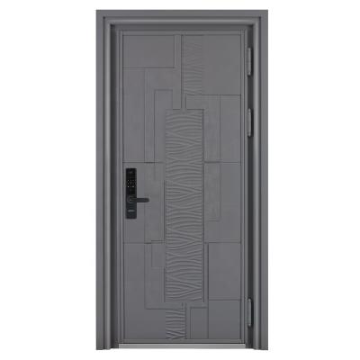 China Modern Customized Key Teak Designs In India High Quality Armor Wood Safty Armored Door for sale