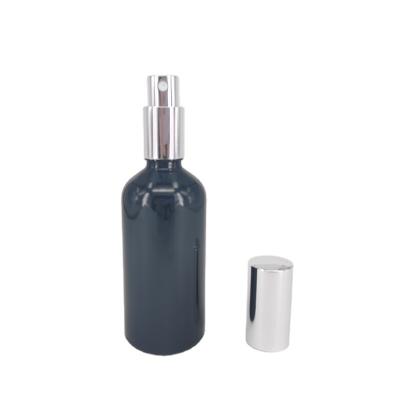 China Wholesale 5ml 10ml 15ml 20ml 30ml 50ml Personal Care Refillable Black Perfume Glass Spray Bottle 100ml for sale