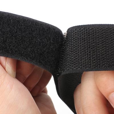 China 100% nylon Velcro wool face hook sub mother stick buckle strap self-adhesive tape for sale