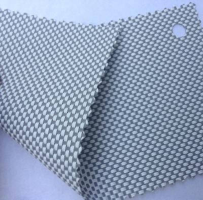 China white with gray color textilene 80 UV solar screen wholesale textilene fabrics for sale