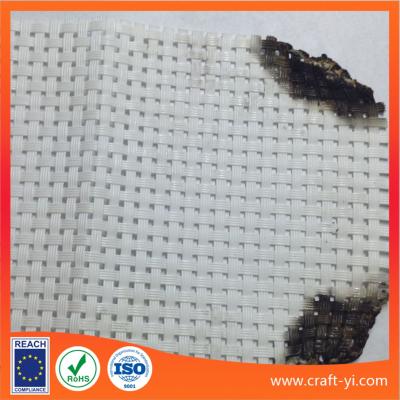 China 4x4 woven mesh Textilene outdoor patio furniture fabric fireproofing for sale