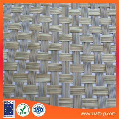 China Rattan Color 8x8 Textilene Mesh Weave Fabric In Pvc Coated Mesh Outdoor Fabric for sale