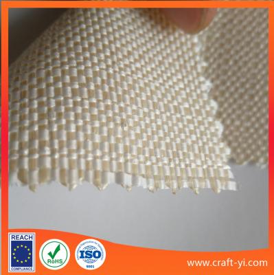 China Outside UV PP woven fabric for hat cloth in straw woven fabrics for sale