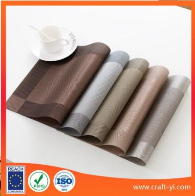 China easy clean - Place Mats placemats for dinning table heat resistant outside table for sale