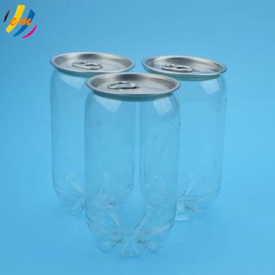 Chine Transparent 650ml 180mm Height Plastic Soda Can à vendre