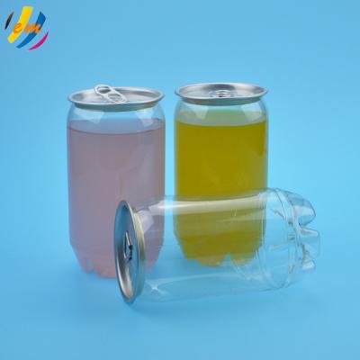 China Custom Logo Printing 500ml 57mm Diameter FDA Plastic Soda Can for sale