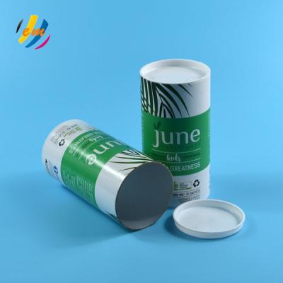 China Food Grade CMYK Printing 85mm Dia Corrugated Cardboard Tubes for sale