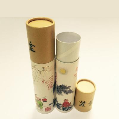 China Push Up Lip Balm 185mm Length Cardboard Cylinder Packaging for sale