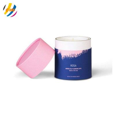 China Scented CMYK Color 155mm Diameter Candle Tube Packaging for sale